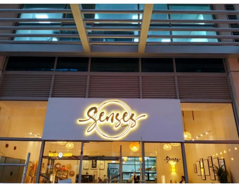 Senses Cafe — LED Signage, Al Barsha